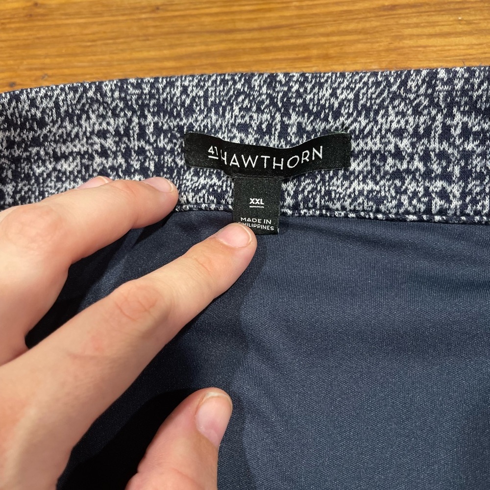 41 Hawthorn navy blue soft stretch pencil skirt